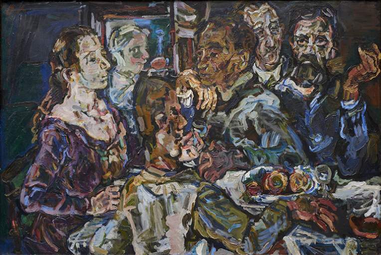 Oskar Kokoschka, Die Freunde, 1917